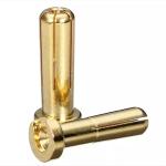 Practical Male Bullet Banana Plug Connectors Gold Plated For RC Battery