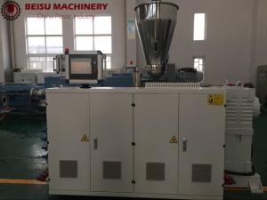 Wholesale UPVC CPVC OPVC Conical Twin Screw Extruder With SIEMENS PLC from china suppliers