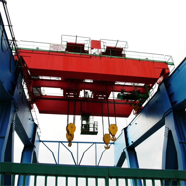16t+16t Magnetic Hanging beam Multiple lifting points Double Trolley EOT Crane