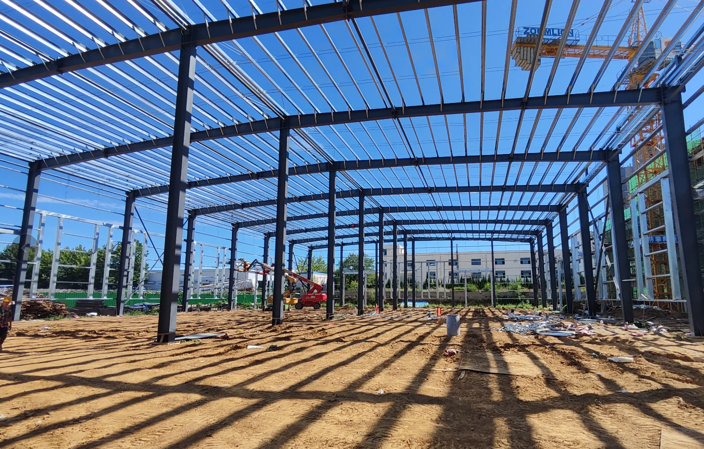 Customized galvanized anti-corrosion steel structure frame building in 2025
