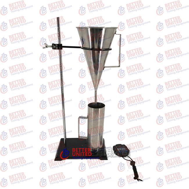Standard Funnel Viscometer With Bracket And Stopwatch Drilling Fluids Testing Equipment