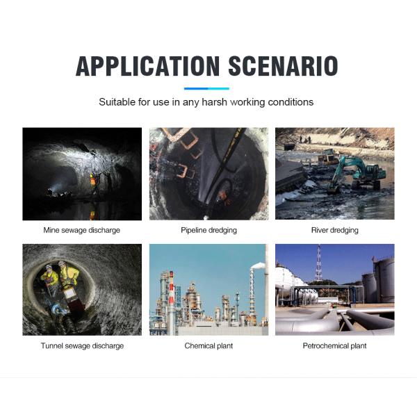 Black 230L/Min Pneumatic 1.5 Inch Diaphragm Pump BQG Series