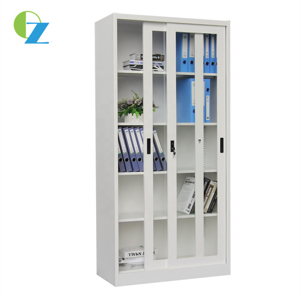 Any RAL Color Sliding Door Steel Cupboard Metal Stationery Cabinet 0.4mm-1.0MM