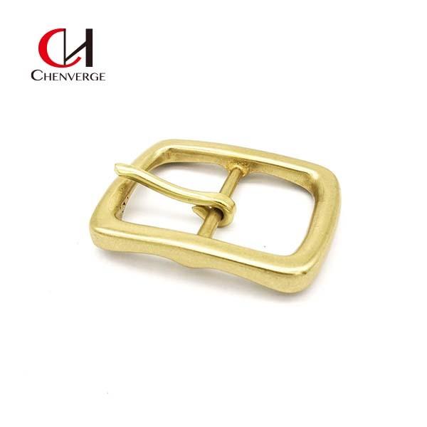 Practical Antiwear Brass Center Bar Buckle , Erosion Resistant 1.75 Inch Belt