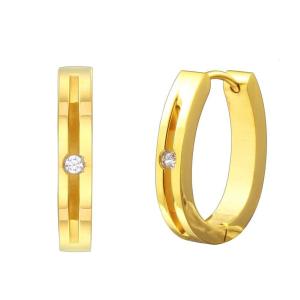 Wholesale Anti Allergy 6.07g Custom Hoop Earrings Round Circle Small Hoop Earrings from china suppliers