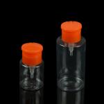 3.3oz 100ml PET Cosmetic Bottle Nail Polish Remover Bottle With Polish Remover