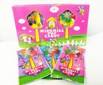 Windmill Shape Lollipop Multi fruit flavor Hard Candy Sticks Funny And Tasty