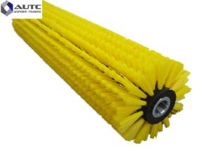 Wholesale Customized Size PP Nylon Industrial Roller Brushes Cylindrical Wire Brush Dampening Spiral Roller Brush from china suppliers