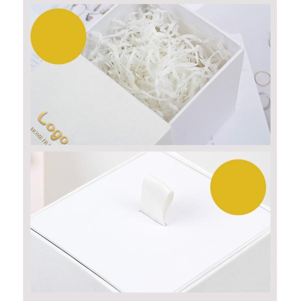 Luxury Custom Scented 30cl Candle Box Tube Packaging With Gold Foil Print Logo