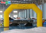Inflatable Start Finish Line Yellow Pvc Oxford Cloth Outdoor Inflatable Entrance