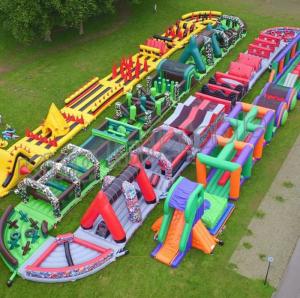 Wholesale Giant Outdoor Inflatable Obstacle Course For Adults And Kids Play from china suppliers