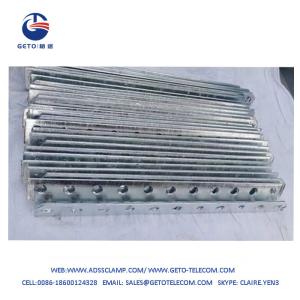 Wholesale 11 Holes Cross Arm For Outdoor Pole Hot Dip Galvanized Steel ISO9001 from china suppliers