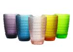 150mm Crystal Solid Colored Vintage Highball Glasses , 370ml Colored Highball