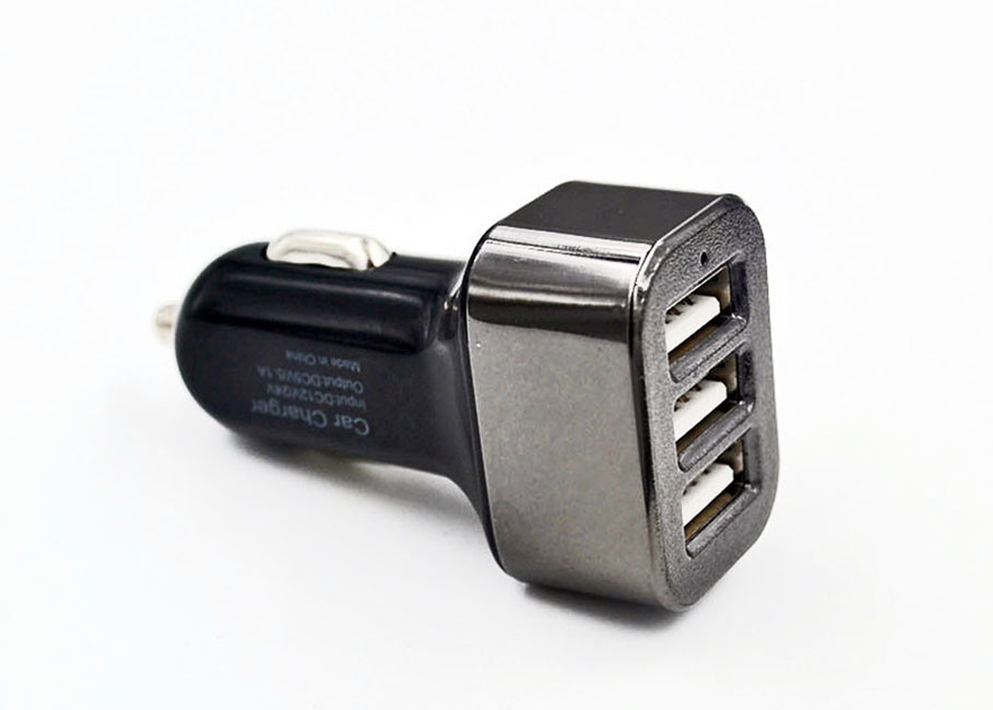 Smart IC Car Accessories Mobile Charger , 5.1A Output Vehicle Phone Charger
