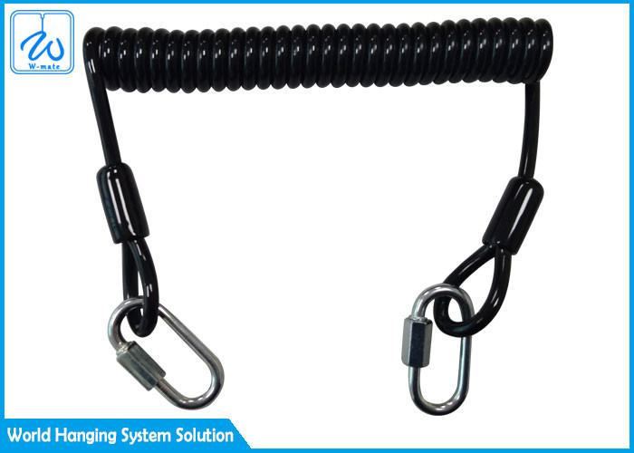 Hanging 16mm Coil Ring 7x7 Retractable Tool Lanyard