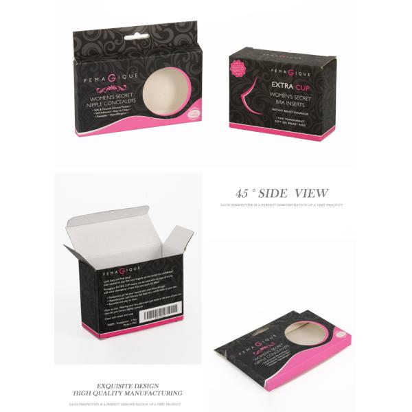Colorful Custom Printed Bra Packaging Box With Die Cutting Window