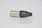 Neutrik Style 3-Pin Male Plug XLR Audio Cable Connectors All Black DA1106