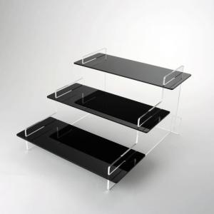Wholesale Heavy Duty Acrylic 3 Tier Display Stand / Jewellery Display Units Various Shape from china suppliers