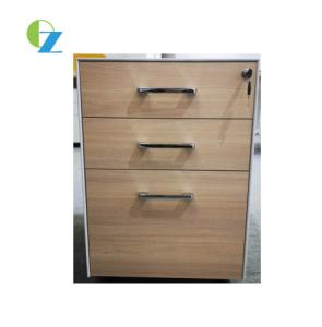 Wholesale 5mm Slim Edge 3 Drawer Steel Filling Cabinet Nature Style 3 Metal Handles from china suppliers