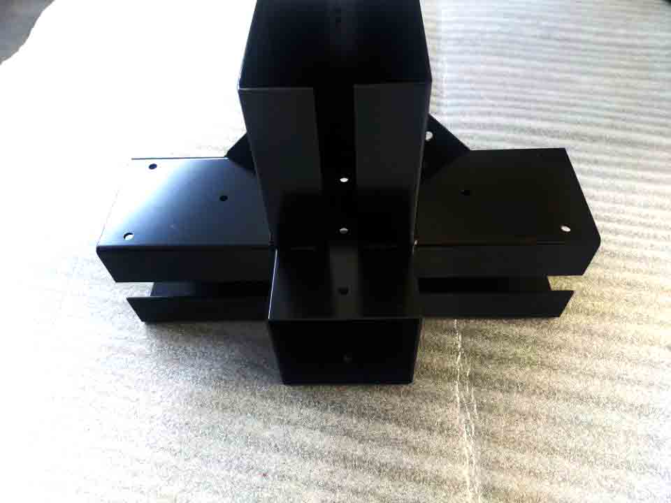 Standard Awning Post Support Wood Connector Extension Steel Pergola Rafter Bracket Single-side