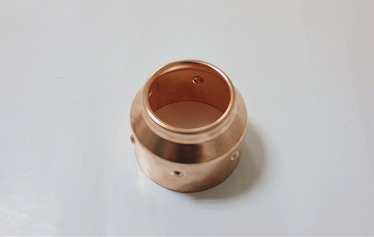 Custom Copper Deep drawn stamping parts for Car Compressors Cover