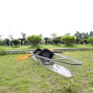 Wholesale Two Person Hull Clear Bottom Kayak Glass Bottom for Flat Water paddling from china suppliers