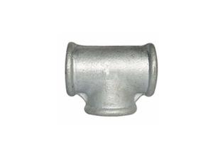 Wholesale 3x3/4 Inch Malleable Iron Pipe Fittings Black Iron Reducing Tee Round / Square Type from china suppliers