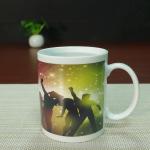 Full printing heat sensitive color changing mugs dance coffee mug