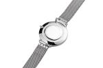 Lady Slimming Quartz Silver Stainless Steel Watch Mesh Band 36mm Diameter