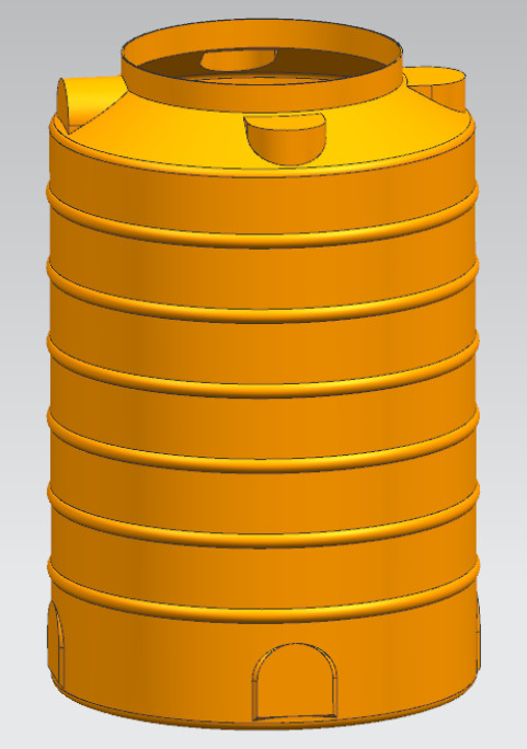 Custom Strong Impact Resistance Roto Mould Water Tank Oxidation Resistance