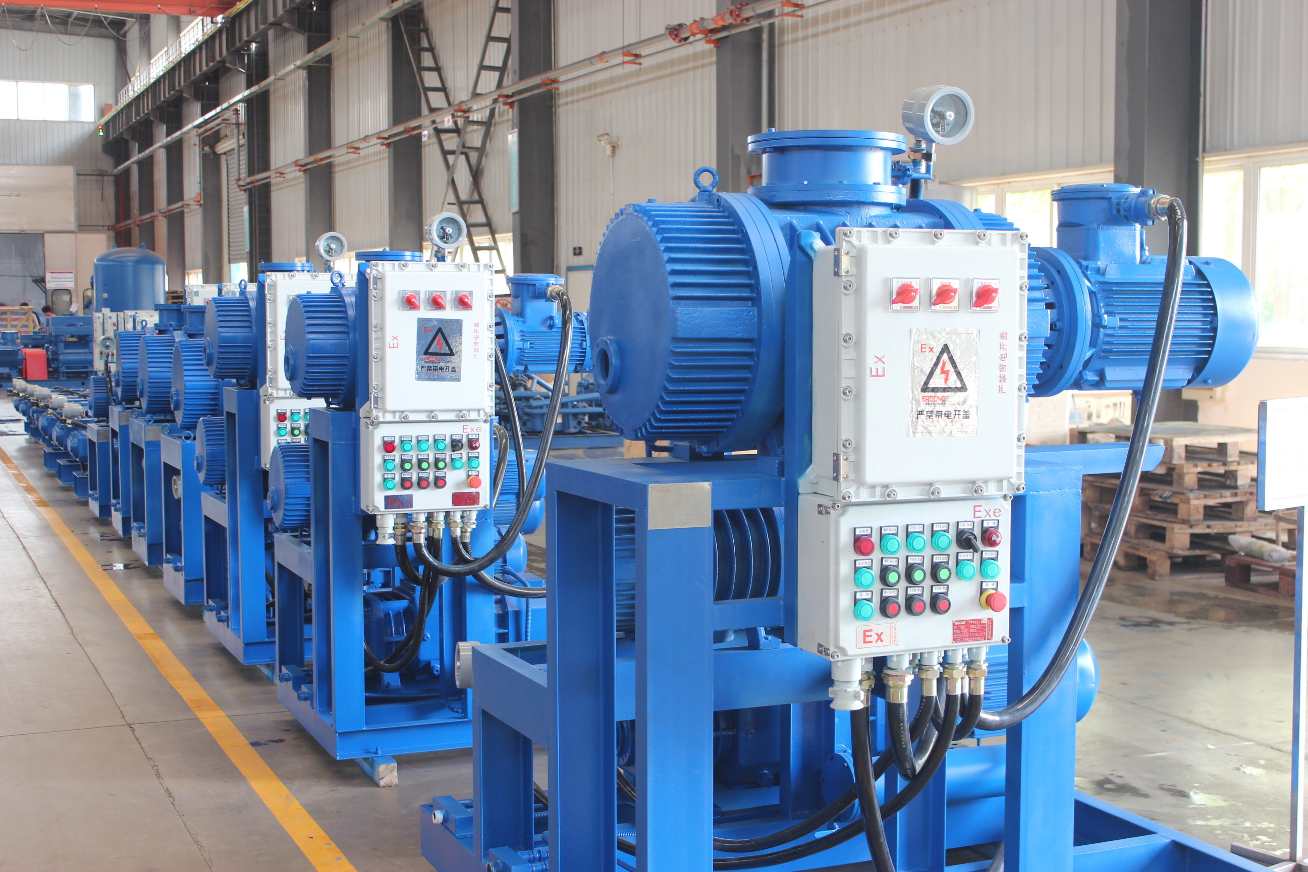 1200L/S Industrial Vacuum Pump Systems Roots Dry Screw Vacuum Pump System