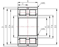Wholesale SL series roller bearings SL0248 Series Cylindrical Roller Bearings SL024868 from china suppliers