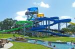 Aqua Park Swimming Pool Custom Fiberglass Water Slide