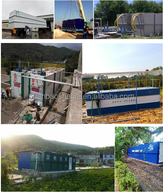 Video Outgoing-Inspection Sewage Treatment MBR Integrated Water Purification Equipment