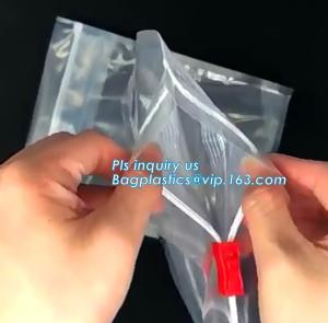 Wholesale Promotional PVC Toiletry bag with zipper and slider, OEM logo slider zip lock bags, 5 lb 10lb 15lb 20lb 25lb Plastic Sta from china suppliers