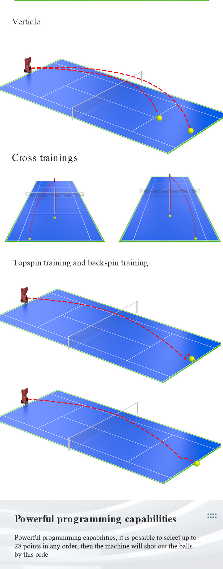 Tennis ball machine APP Control Padel PT-Smart Pri