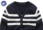 Sofy Kid Boys Striped Cardigan Sweater , Cotton Children's Knitted Cardigans