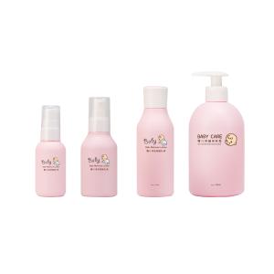 Wholesale Plastic Cosmetic Bottles Pump Cap Wash Milk Empty Plastic Pump Bottles QY-NSET-006 from china suppliers