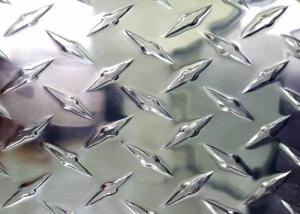 Wholesale Raised Diamond Aluminum Sheet / 5 Bar Tread Plate Aluminum Plate For Flooring from china suppliers