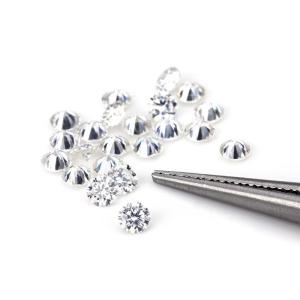 Wholesale Wholesale Loose Small Moissanite Round Cut 0.8mm- 3mm White D Moissanite Diamond VVS1 Per Carat For Hip Hop Jewelry from china suppliers