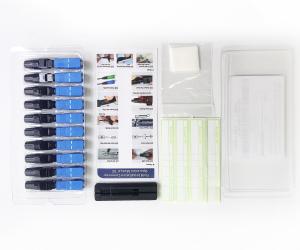 Wholesale Viettel FTTH SC UPC Optical Fiber Fast Connector IL 0.3dB Pass 3D Fiber Tension 4N from china suppliers