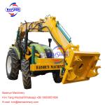 Electrical Works Garden Tractor Post Hole Digger , 3 Point Hitch Post Hole
