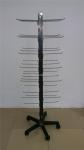 Metal Wire Grid Display Racks , Flooring Double Sided Display Stand Shelving