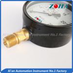 Dust Proof Bayonet Oil Filled Pressure Gauge For Measuring Gases IP53 IP54