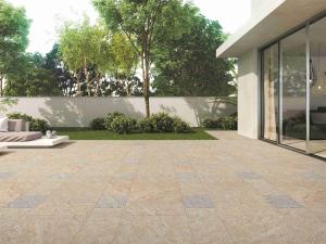 Wholesale Fireplace Outdoor Porcelain Tile / Beige Cream Porcelain Tile Roughness from china suppliers