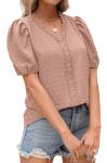 Female Tops and T-Shirt Custom Cotton Lace Shirt Short Sleeve Compression