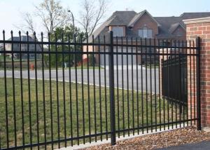 Wholesale 6x8ft Wrought Iron Garden Fence , ISO Rod Iron Fence Panels from china suppliers