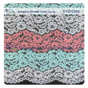 Wholesale Nylon Polyester Corded Scalloped Lace Fabric / Floral Lace Fabric Dress from china suppliers