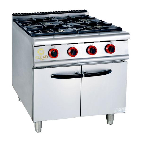 Stainless Steel Restaurant Cooking Equipment NG/LPG Gas Powered with 4.15/5.85Kg