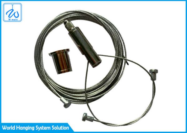 Aircraft Cable Fittings Cable Gripper Ceiling Light Suspension Kit For Indoor
